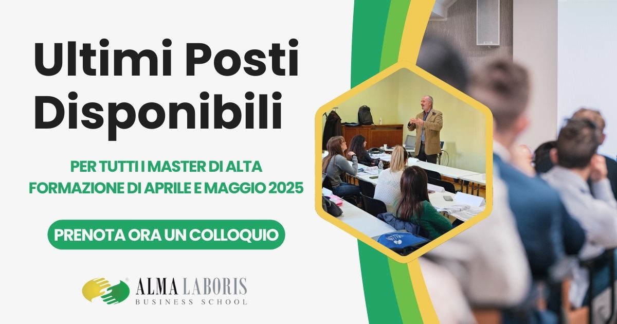 Ultimi Posti Disponibili per i Master di Alta Formazione di Aprile e Maggio 2025