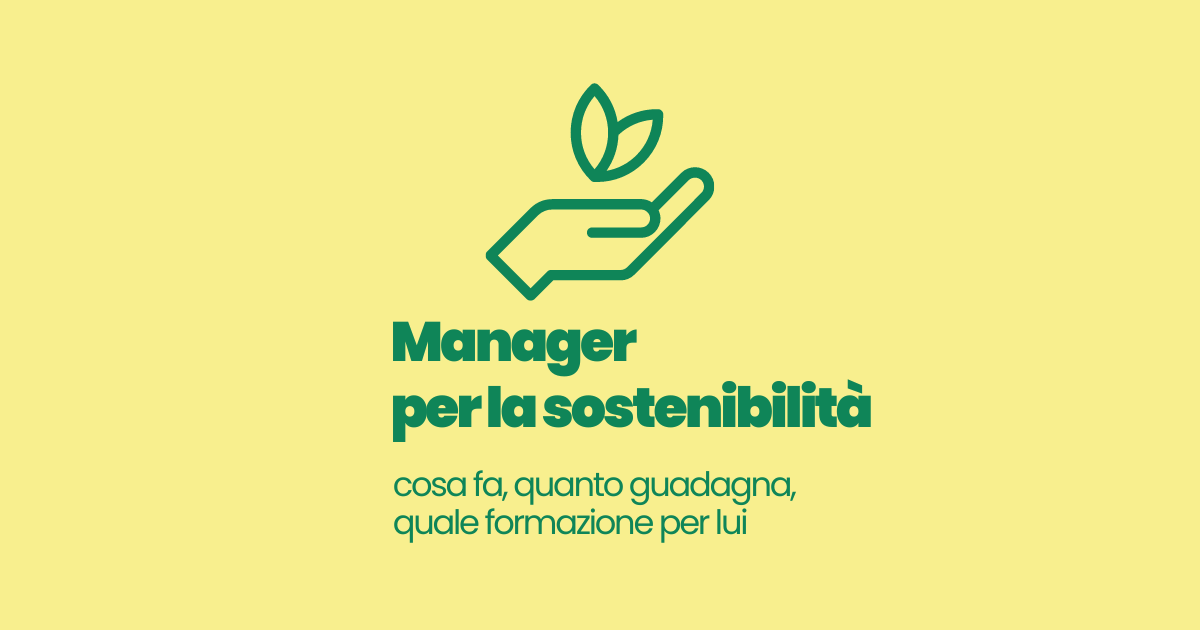 Manager per la sostenibilità